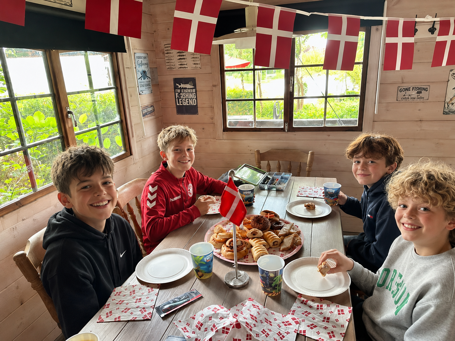 Børnefødselsdag i Hytten